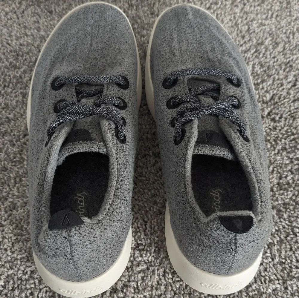 Allbirds Wool Runners Grey sz 8 - Picture 5 of 7
